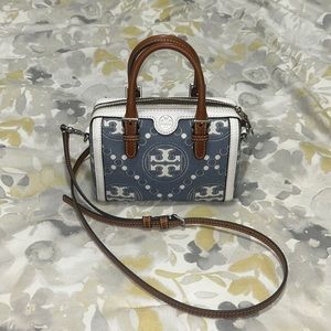 Tory Burch Denim Monogram Bag